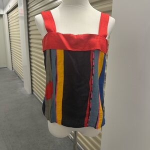 Vintage Vibrant Multicolor Camisole Top